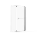 Goodyo - Neo Angle Frameless Shower Door With Acrylic Base Combo