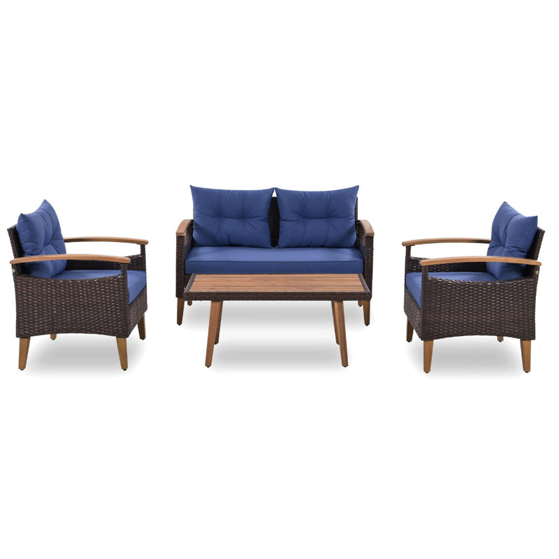 4 Piece Garden Furniture, Patio Seating Set