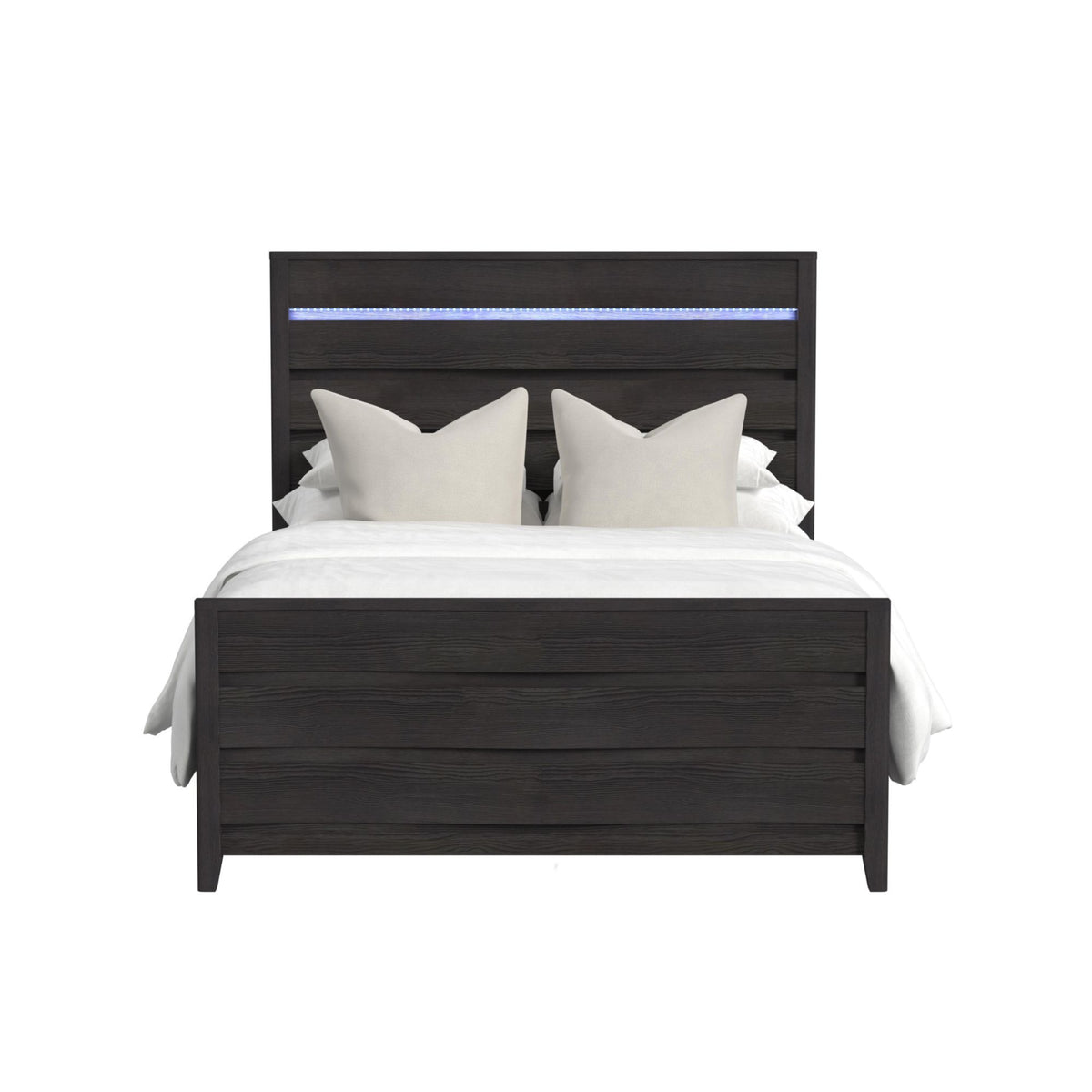 Tobias Bed With LED in Black by Elements International, view 14