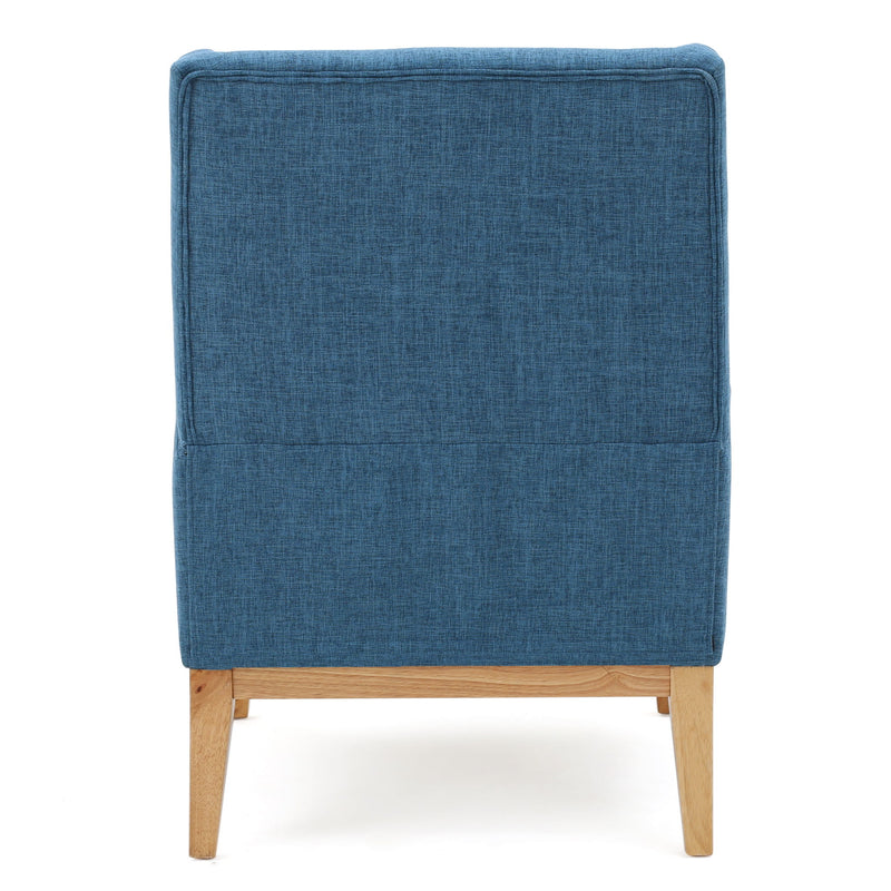 Modern Accent Chair With Padded Cushion Seat