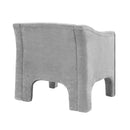 Barrel Accent Chair With Enclosed Arms