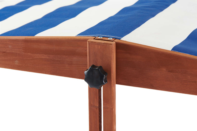 Kids Sandbox With Cover, Sand Box With Adjustable Canopy, Large Outdoor Cedar Sandpit For Backyard Play - Reddish Brown