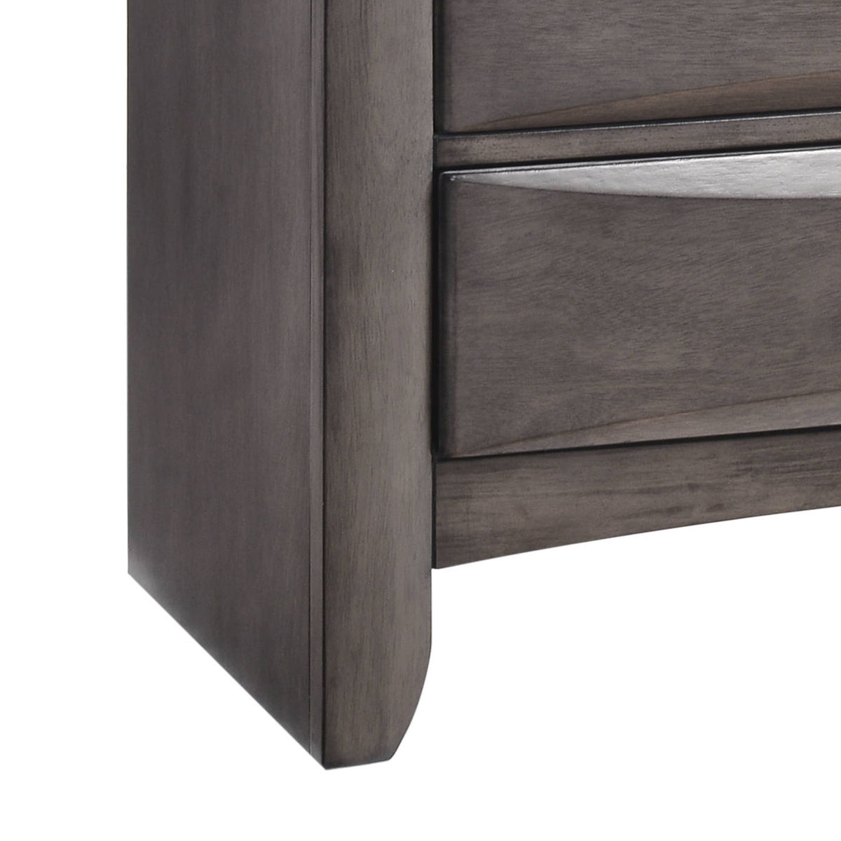 Emily 5-Drawer Chest (Sturdy) in Gray by Elements International, view 5