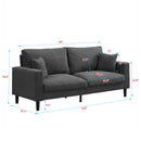 Modern Upholstered Resilience Three Seater Sofa