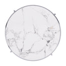 Elegant Round Table With Sintered Stone Top & Sturdy Metal Frame