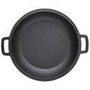 Pre-Seasoned Cast Dutch Oven 2 In 1 With Dual Handles And Covers, 5 Quart - Black