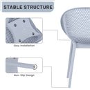 2 Pack Lounge Chair Set & Folding Square Table