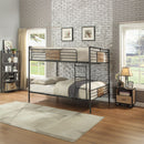 Brantley - Double Queen Bunk Bed - Sandy Black & Dark Bronze Hand-Brushed