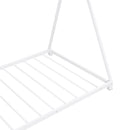 Metal House Platform Bed With Triangle Structure, Low Profile Design