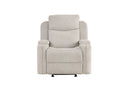 Galya - Motion Glider Recliner - Light Gray