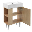 Bathroom Vanity, Combo Cabinet, Bathroom Storage Cabinet, Single Ceramic Sink