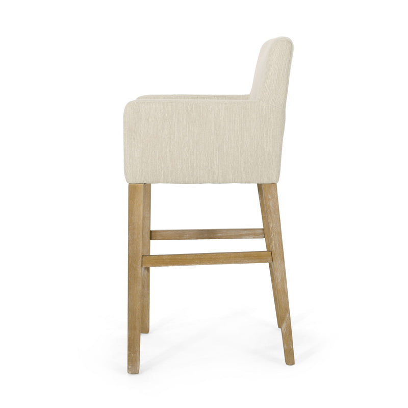 Serenitia - Upholstered Counter Chair With Straight Arm