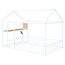 House Frame With Desk, Shelves, Power Outlets And USB Ports