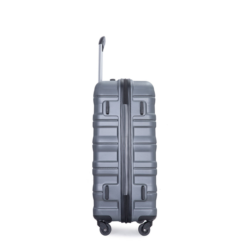 Expandable 3 Piece Luggage Sets Lightweight & Durable Suitcase, Spinner Wheels, Tsa Lock