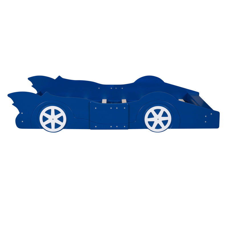 Race Car Shaped Platform Bed & Wheels