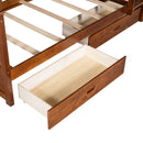 Bunk Bed With Ladders And 2 Storage Drawers