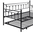 Daybed with trundle  BLACK