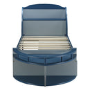 Neptune II - Twin Bed - Gray / Navy