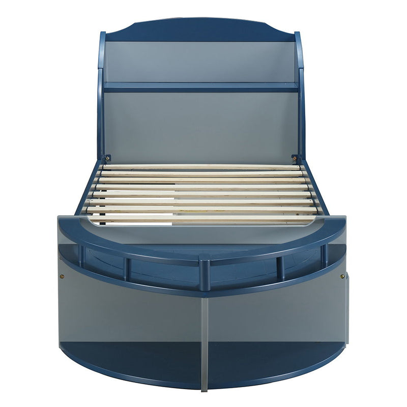 Neptune II - Twin Bed - Gray / Navy