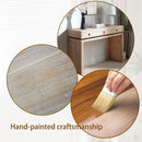 Rustic Wood Console Table With 3 Drawers Entryway Table For Hallway, Foyer, Or Office - Natural / Natural & Light Brown / Natural Wood / Natural Wood Wash / Natural / Rustic