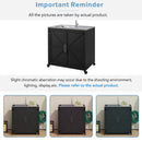 Outdoor Movable Kitchen Sink Patio Modular Kitchen Sink Station With Cabinet For Garden, Patio, Backyard - Matte Black