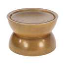 Sparling - Modern Iron Hourglass Coffee Table