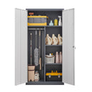 Large Capacity Wardrobe With Hanging Rod And Compartments