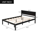 Platform Bed Frame With Headboard