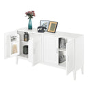 4 Door Sideboard Storage Cabinet With Door Shelf