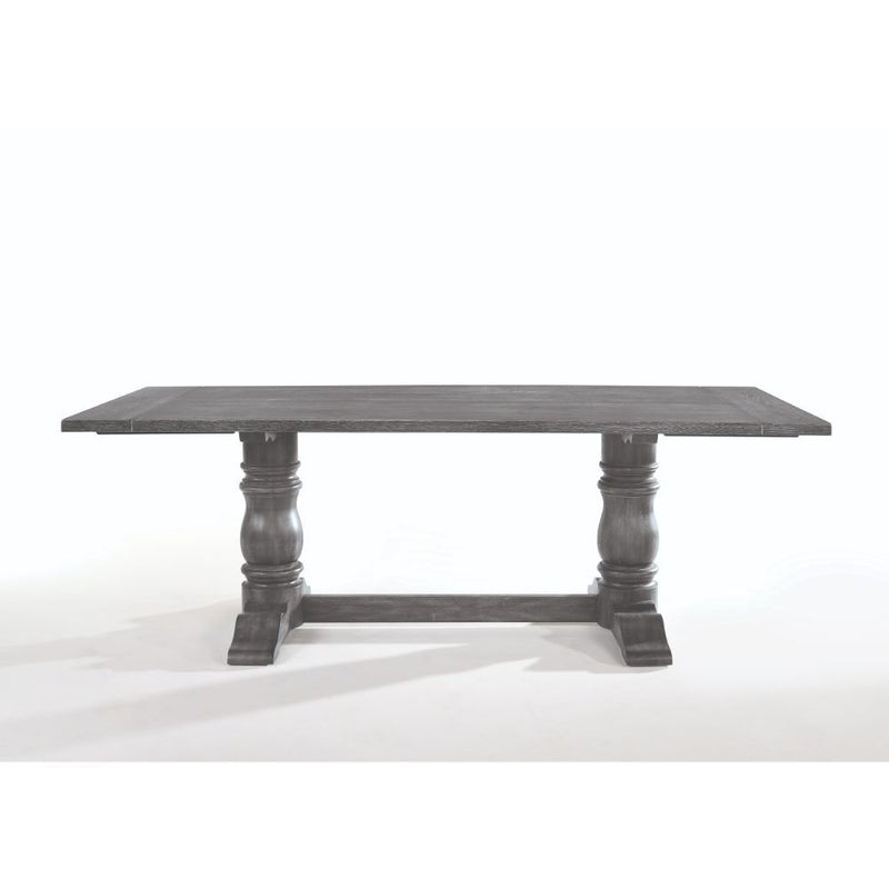 Leventis - Dining Table - Weathered Gray - 30" - Atlantic Fine Furniture Inc