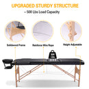 Massage Table Portable Bed With Carrying Case, Height Adjustable