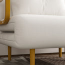 3 In 1 Convertible Folding Sofa Bed With Adjustable Backrest And Pillow