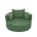360° Swivel Accent Barrel Chair With 3 Removable Pillows For Living Room