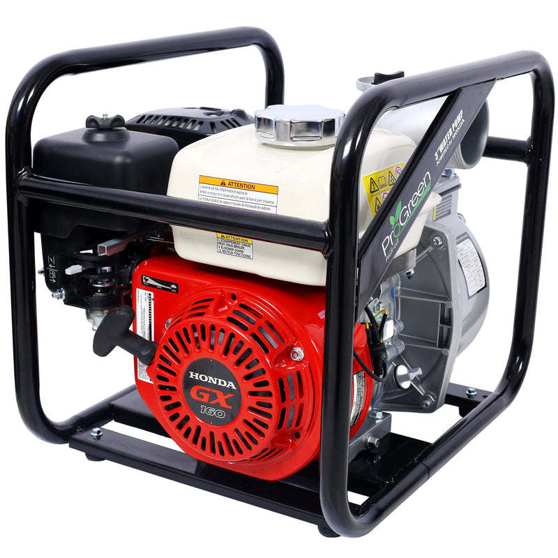 Honda - Gx160 Engine Water Pump 3" 264Gpm With 3In Npt Coupler - Black / Red