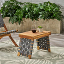 Outdoor Wooden Foldable Side Table - Teak