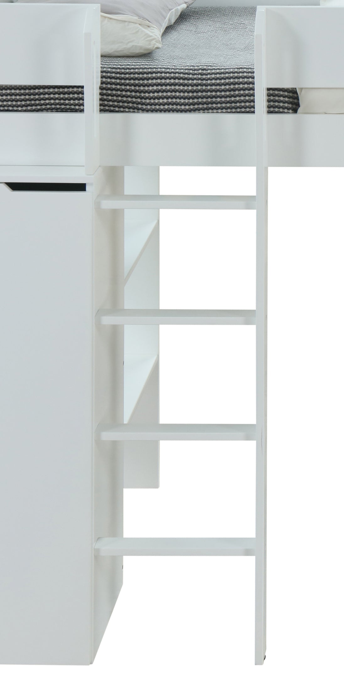 ACME Ragna Loft Bed in White 38060 - Atlantic Fine Furniture Melbourne FL