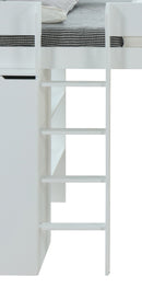 ACME Ragna Loft Bed in White 38060