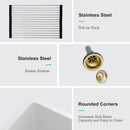 Modern Quartz Kitchen Sink Undermount Granite Composite