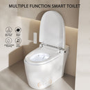 Smart Bidet Toilet With Remote Control And Auto Open / Close - White