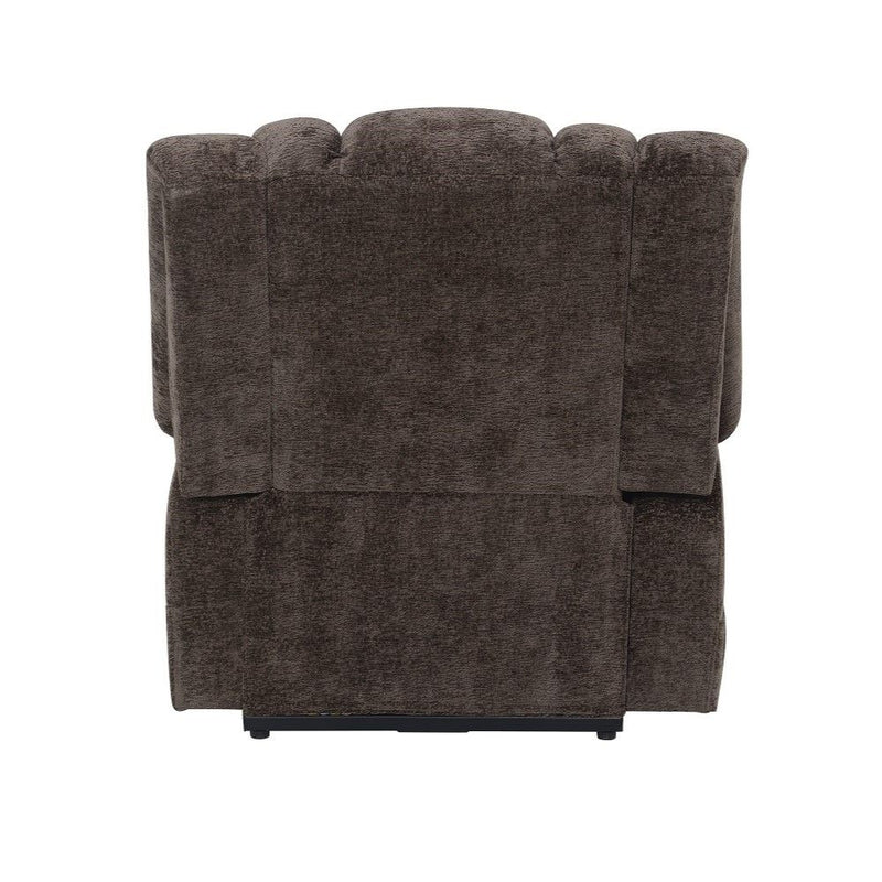 Pacay - Power Recliner With Lift & Heating & Massage - Brown