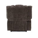 Pacay - Power Recliner With Lift & Heating & Massage - Brown Chenille