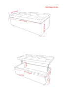 Hamilton - Upholstered Lift Top Rectangular Storage Ottoman