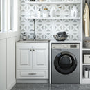 Lawrence - Laundry Cabinet With Faucet And Stainless Steel Sink