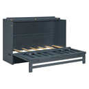 Murphy Bed With Large Drawer, USB Ports And Outlets