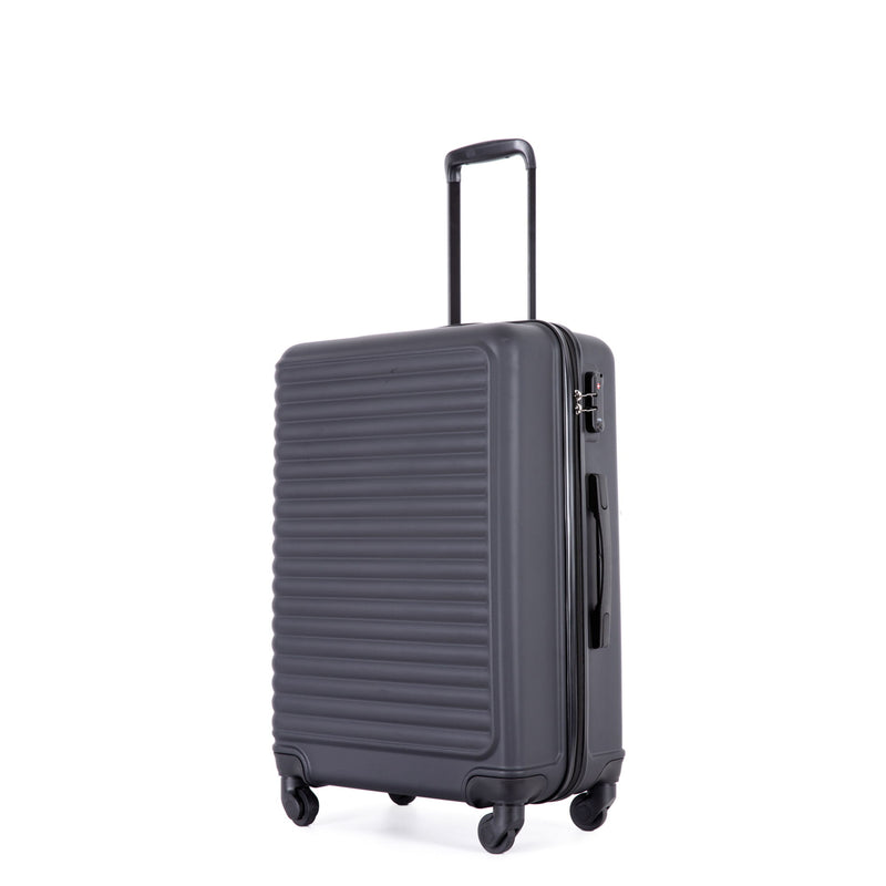 3 Piece Luggage Sets Lightweight Suitcase With Two Hooks, Spinner Wheels, Tsa Lock