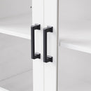 Farmhouse TV Stand With Solid Wood Gourd Shaped Legs For TVs Up To 70"