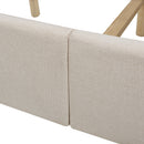 Marcella - Upholstered Shelter Headboard Bed Set