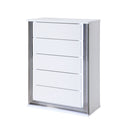 Moon - Smooth Chest With LED - White