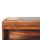 Buffalo - Hide Pull Out Shoe Storage Bench