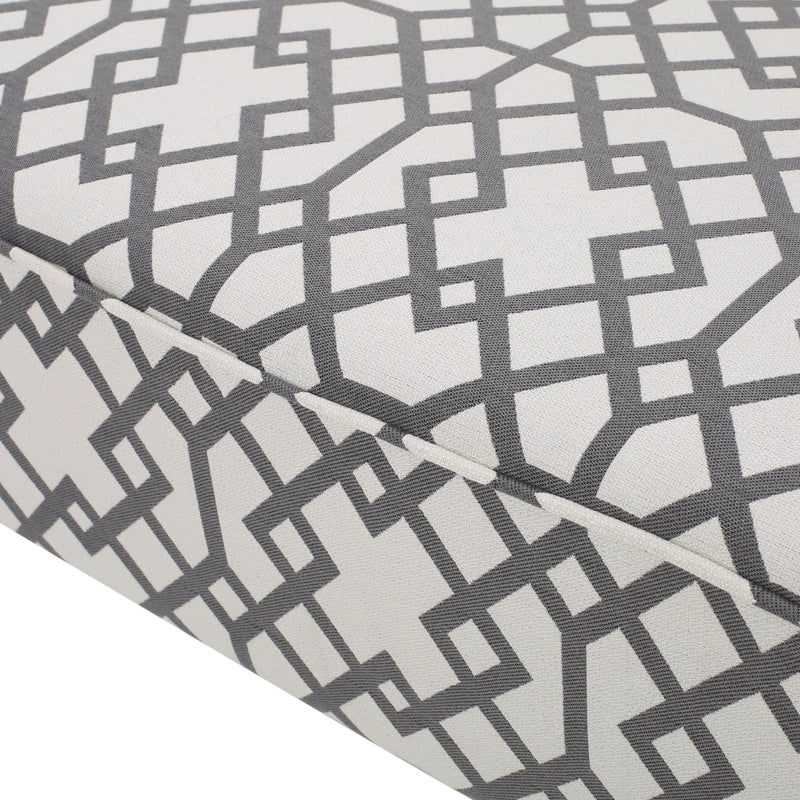 Contemporary Loveseat With Upholstered Fabric And Birch Wood Legs - Gray